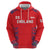 Custom England Cricket Zip Hoodie Go Three Lions Simple Style