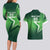 Custom Pakistan Cricket Couples Matching Long Sleeve Bodycon Dress and Hawaiian Shirt Go Champions Shaheens LT05 - Wonder Print Shop