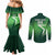 Custom Pakistan Cricket Couples Matching Mermaid Dress and Long Sleeve Button Shirt Go Champions Shaheens