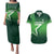 Custom Pakistan Cricket Couples Matching Puletasi and Hawaiian Shirt Go Champions Shaheens LT05 - Wonder Print Shop