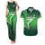 Custom Pakistan Cricket Couples Matching Tank Maxi Dress and Hawaiian Shirt Go Champions Shaheens LT05 - Wonder Print Shop