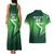 Custom Pakistan Cricket Couples Matching Tank Maxi Dress and Hawaiian Shirt Go Champions Shaheens LT05 - Wonder Print Shop