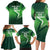 Custom Pakistan Cricket Family Matching Long Sleeve Bodycon Dress and Hawaiian Shirt Go Champions Shaheens LT05 - Wonder Print Shop