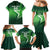 Custom Pakistan Cricket Family Matching Mermaid Dress and Hawaiian Shirt Go Champions Shaheens LT05 - Wonder Print Shop