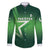 Custom Pakistan Cricket Family Matching Mermaid Dress and Hawaiian Shirt Go Champions Shaheens LT05 - Wonder Print Shop