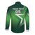 Custom Pakistan Cricket Long Sleeve Button Shirt Go Champions Shaheens LT05 - Wonder Print Shop