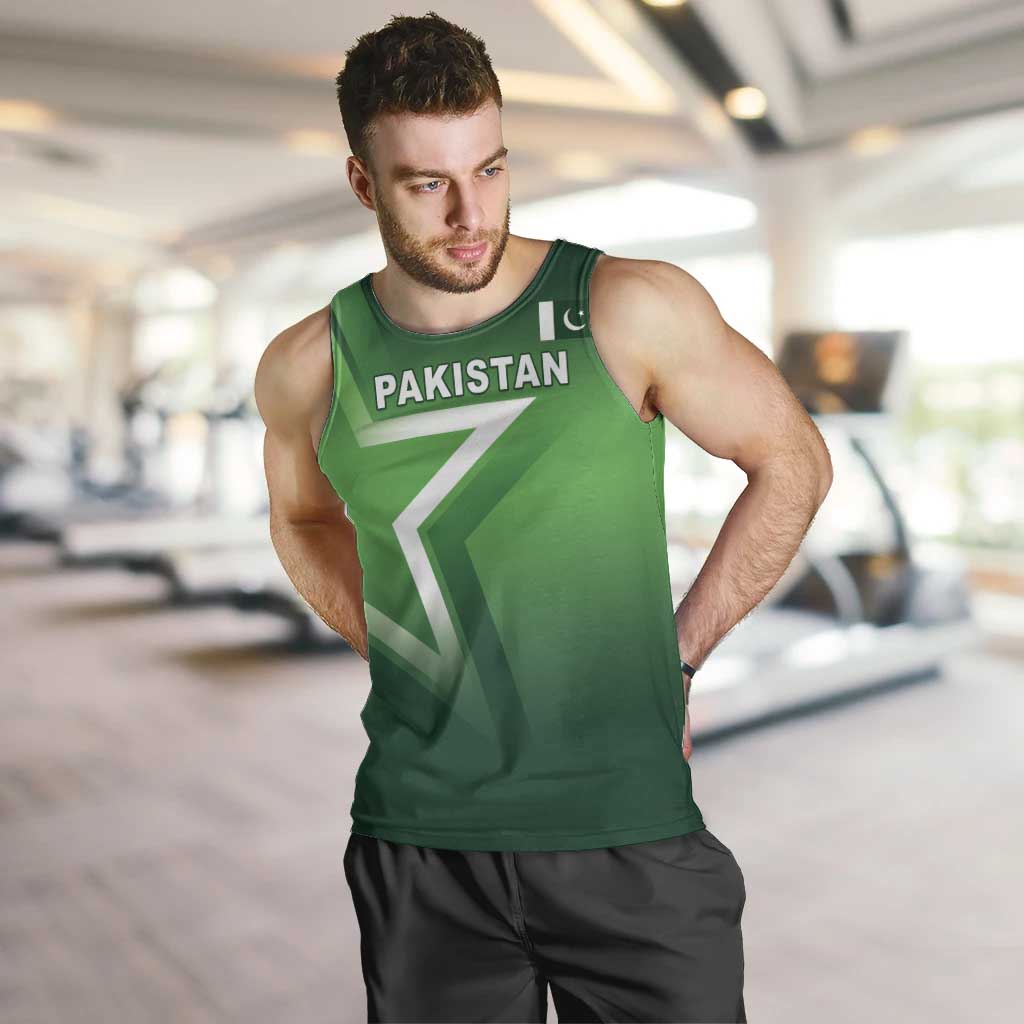 Custom Pakistan Cricket Men Tank Top Go Champions Shaheens