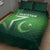 Pakistan Cricket Quilt Bed Set Go Champions Shaheens