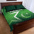 Pakistan Cricket Quilt Bed Set Go Champions Shaheens