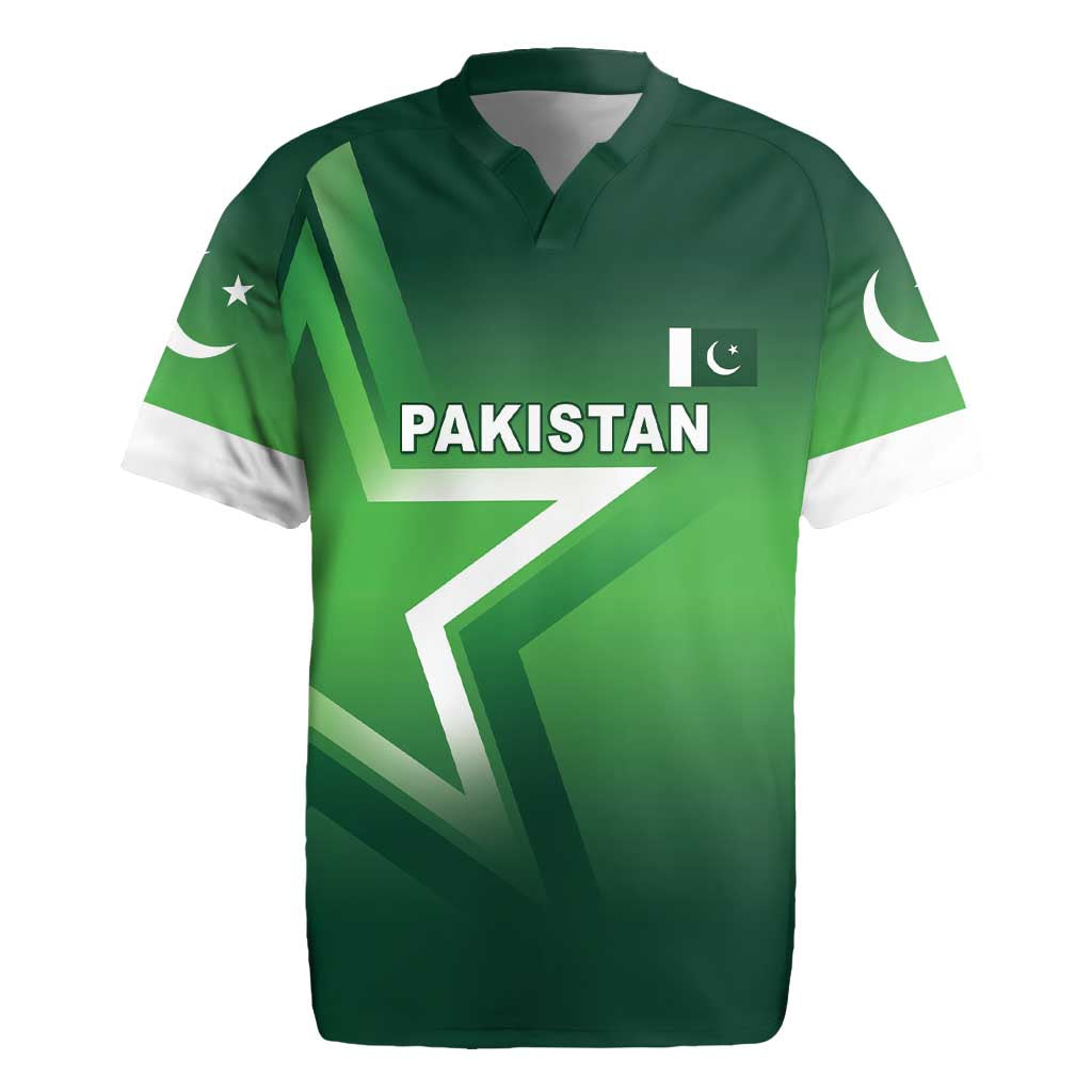 Custom Pakistan Cricket Rugby Jersey Go Champions Shaheens LT05 - Wonder Print Shop