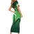 Custom Pakistan Cricket Short Sleeve Bodycon Dress Go Champions Shaheens