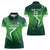 Custom Pakistan Cricket Women Polo Shirt Go Champions Shaheens LT05 - Wonder Print Shop