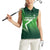 Custom Pakistan Cricket Women Sleeveless Polo Shirt Go Champions Shaheens LT05 - Wonder Print Shop