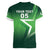 Custom Pakistan Cricket Women V-Neck T-Shirt Go Champions Shaheens