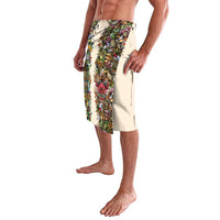 Hawaii And Japan Lavalava Tiki With Oni Mask - Wonder Print Shop