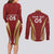 Custom Venezuela Football Couples Matching Long Sleeve Bodycon Dress and Long Sleeve Button Shirt Go Champions