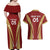 Custom Venezuela Football Couples Matching Off Shoulder Maxi Dress and Hawaiian Shirt Go Champions