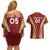 Custom Venezuela Football Couples Matching Off Shoulder Short Dress and Hawaiian Shirt Go Champions