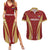 Custom Venezuela Football Couples Matching Summer Maxi Dress and Hawaiian Shirt Go Champions