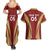 Custom Venezuela Football Couples Matching Summer Maxi Dress and Hawaiian Shirt Go Champions