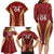 Custom Venezuela Football Family Matching Long Sleeve Bodycon Dress and Hawaiian Shirt Go Champions