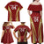 Custom Venezuela Football Family Matching Off Shoulder Maxi Dress and Hawaiian Shirt Go Champions