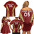 Custom Venezuela Football Family Matching Off Shoulder Short Dress and Hawaiian Shirt Go Champions