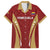 Custom Venezuela Football Family Matching Short Sleeve Bodycon Dress and Hawaiian Shirt Go Champions