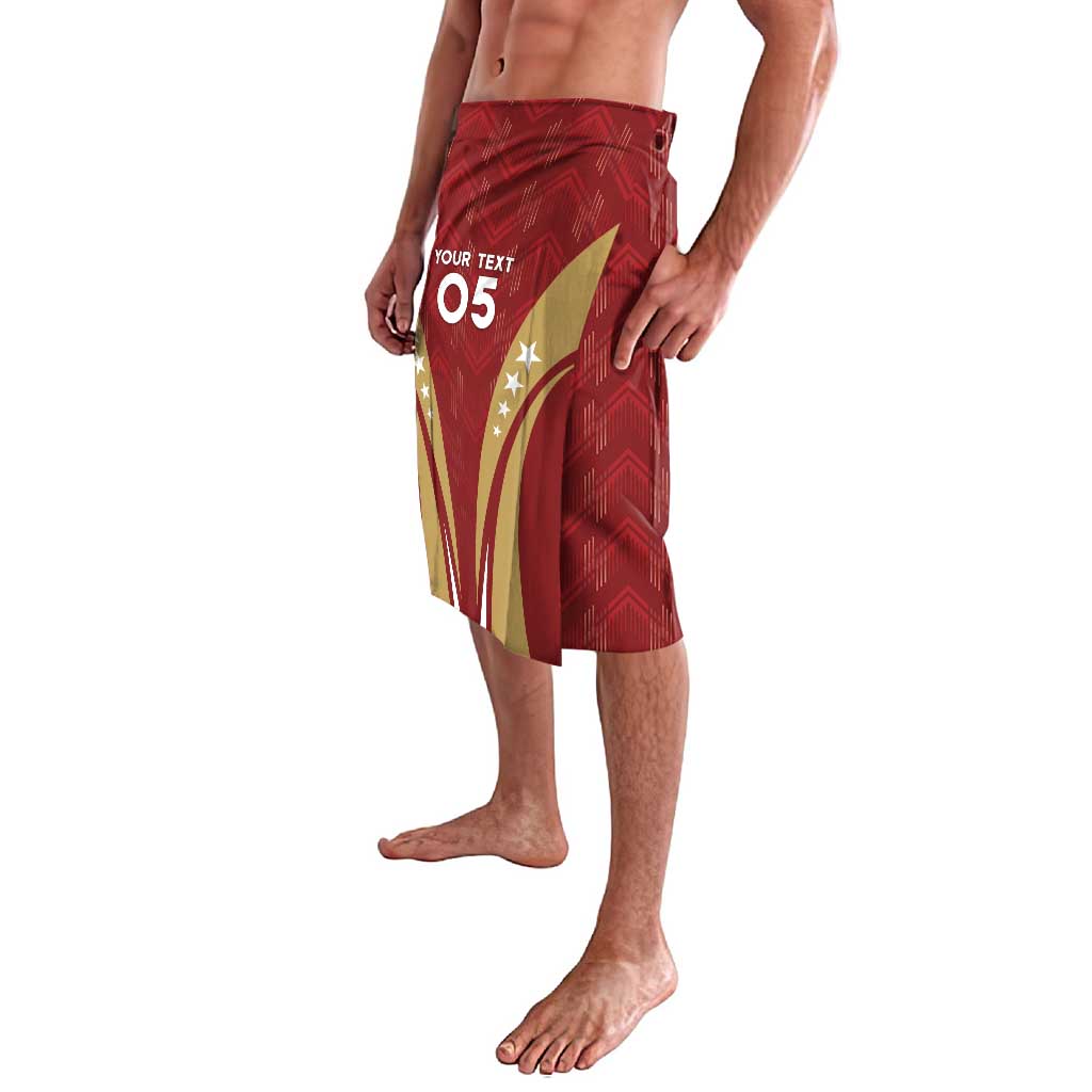 Custom Venezuela Football Lavalava Go Champions
