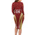 Custom Venezuela Football Long Sleeve Bodycon Dress Go Champions