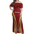 Custom Venezuela Football Off Shoulder Maxi Dress Go Champions