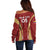 Custom Venezuela Football Off Shoulder Sweater Go Champions