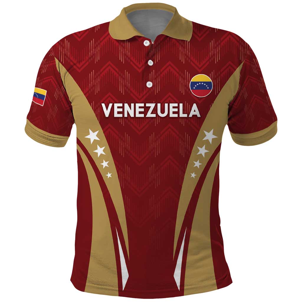 Custom Venezuela Football Polo Shirt Go Champions