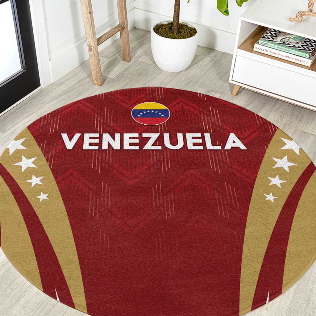 Venezuela Football Round Carpet Go Champions