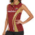 Custom Venezuela Football Women Sleeveless Polo Shirt Go Champions