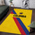 Colombia Football Area Rug Vamos La Tricolor Retro Style