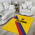 Colombia Football Area Rug Vamos La Tricolor Retro Style