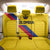 Colombia Football Back Car Seat Cover Vamos La Tricolor Retro Style