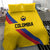 Colombia Football Bedding Set Vamos La Tricolor Retro Style