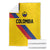 Colombia Football Blanket Vamos La Tricolor Retro Style