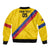 Custom Colombia Football Bomber Jacket Vamos La Tricolor Retro Style