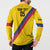 Custom Colombia Football Button Sweatshirt Vamos La Tricolor Retro Style