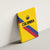 Colombia Football Canvas Wall Art Vamos La Tricolor Retro Style