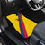 Colombia Football Car Mats Vamos La Tricolor Retro Style