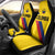 Colombia Football Car Seat Cover Vamos La Tricolor Retro Style