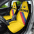 Colombia Football Car Seat Cover Vamos La Tricolor Retro Style