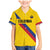 Custom Colombia Football Family Matching Mermaid Dress and Hawaiian Shirt Vamos La Tricolor Retro Style