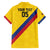 Custom Colombia Football Family Matching Puletasi and Hawaiian Shirt Vamos La Tricolor Retro Style