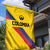 Colombia Football Garden Flag Vamos La Tricolor Retro Style