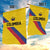 Colombia Football Garden Flag Vamos La Tricolor Retro Style